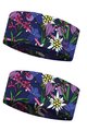 BUFF Kerékpáros fejpánt - COOLNET UV FLOWERS - lila/kék/rózsaszín