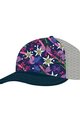 BUFF Kerékpáros sapka - TRUCKER FLOWERS - rózsaszín/kék/lila