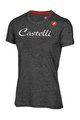 CASTELLI Rövid ujjú kerékpáros póló - CLASSIC W  - szürke