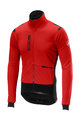 CASTELLI Kerékpáros dzseki béléssel - ALPHA ROS - piros/fekete
