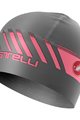 CASTELLI Kerékpáros sapka - ARRIVO 3 THERMO - szürke/rózsaszín