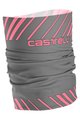 CASTELLI Kerékpáros nyakmelegítő - ARRIVO 3 THERMO - szürke/rózsaszín