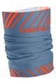 CASTELLI Kerékpáros nyakmelegítő - ARRIVO 3 THERMO - narancssárga/kék