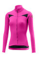 CASTELLI Hosszú ujjú kerékpáros mez - SINERGIA LADY WINTER - rózsaszín