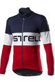 CASTELLI Kerékpáros dzseki béléssel - PROLOGO WINTER - kék/fehér/piros