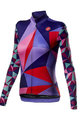 CASTELLI Hosszú ujjú kerékpáros mez - TRIANGOLO MID LADY W - lila/színes