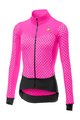 CASTELLI Hosszú ujjú kerékpáros mez - SFIDA LADY WINTER - rózsaszín/fekete