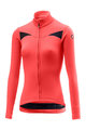 CASTELLI Hosszú ujjú kerékpáros mez - SINERGIA LADY WINTER - rózsaszín