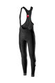CASTELLI Hosszú kerékpáros nadrág kantárral - VELOCISSIMO WINTER - fekete