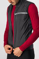 CASTELLI Kerékpáros mellény - SQUADRA STRECH - fekete