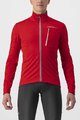CASTELLI Kerékpáros dzseki béléssel - GO WINTER - piros