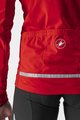 CASTELLI Kerékpáros dzseki béléssel - GO WINTER - piros
