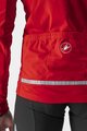 CASTELLI Kerékpáros dzseki béléssel - GO WINTER - piros