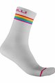 CASTELLI Klasszikus kerékpáros zokni - GO 15 LADY - szürke
