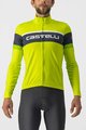 CASTELLI Hosszú ujjú kerékpáros mez - PASSISTA - sárga