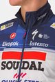 CASTELLI Kerékpáros mellény - SOUDAL QUICK-STEP 23 - fehér/kék