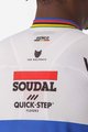 CASTELLI Rövid ujjú kerékpáros mez - SOUDAL QUICK-STEP 23 - fehér