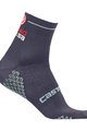 CASTELLI Klasszikus kerékpáros zokni - ROSA CORSA DUE LADY - kék