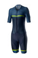 CASTELLI Kerékpáros overall - SANREMO 4 SPEED - kék