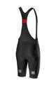 CASTELLI Rövid kerékpáros mez rövidnadrággal - ENTRATA II - piros/fekete
