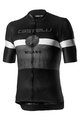 CASTELLI Rövid ujjú kerékpáros mez - MILANO - fekete/szürke