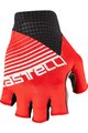 CASTELLI Kerékpáros kesztyű rövid ujjal - COMPETIZIONE - piros