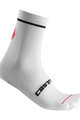 CASTELLI Klasszikus kerékpáros zokni - ENTRATA 9 - fehér