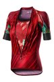 CASTELLI Rövid ujjú kerékpáros mez - CLIMBER'S LADY - piros