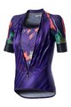 CASTELLI Rövid ujjú kerékpáros mez - CLIMBER'S LADY - lila