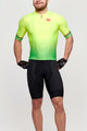 CASTELLI Rövid kerékpáros mez rövidnadrággal - AERO RACE - fekete/zöld