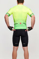 CASTELLI Rövid kerékpáros mez rövidnadrággal - AERO RACE - fekete/zöld