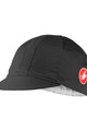 CASTELLI Kerékpáros sapka - ESPRESSO - fekete