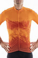 CASTELLI Rövid ujjú kerékpáros mez - POLVERE - narancssárga