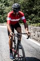 CASTELLI Rövid ujjú kerékpáros mez - LA MITICA - fehér/piros
