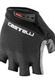 CASTELLI Kerékpáros kesztyű rövid ujjal - ENTRATA V - fekete