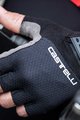 CASTELLI Kerékpáros kesztyű rövid ujjal - ENTRATA V - fekete