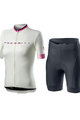 CASTELLI Rövid kerékpáros mez rövidnadrággal - GRADIENT LADY II - kék/fehér