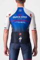 CASTELLI Rövid ujjú kerékpáros mez - QUICK-STEP 2022 CLIMBER'S 3.1 - kék/fehér