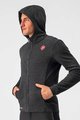 CASTELLI póló - MILANO FZ FLEECE - fekete