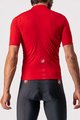 CASTELLI Rövid kerékpáros mez rövidnadrággal - CLASSIFICA - piros/fekete