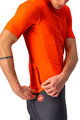 CASTELLI Rövid ujjú kerékpáros mez - CLASSIFICA - narancssárga