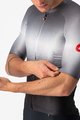 CASTELLI Rövid ujjú kerékpáros mez - AERO RACE 6.0 - szürke/fekete/fehér