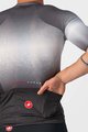 CASTELLI Rövid ujjú kerékpáros mez - AERO RACE 6.0 - szürke/fekete/fehér