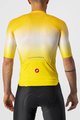 CASTELLI Rövid kerékpáros mez rövidnadrággal - AERO RACE 6.0 - sárga/fekete