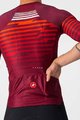 CASTELLI Rövid ujjú kerékpáros mez - CLIMBER'S 3.0 - piros/bordó