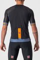 CASTELLI Rövid kerékpáros mez rövidnadrággal - ENTRATA VI - kék/fekete/narancssárga