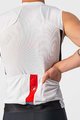 CASTELLI Ujjatlan kerékpáros mez - ENTRATA VI - elefántcsont