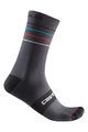 CASTELLI Klasszikus kerékpáros zokni - ENDURANCE 15 - szürke