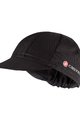 CASTELLI Kerékpáros sapka - ENDURANCE CAP - fekete