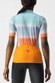 CASTELLI Rövid kerékpáros mez rövidnadrággal - DOLCE LADY - fekete/kék/narancssárga